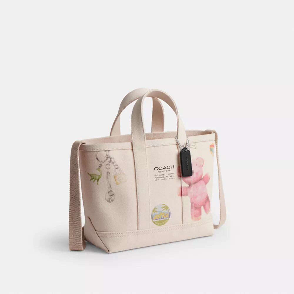 Borsa Utility Shopper 27 con stampa a schizzi