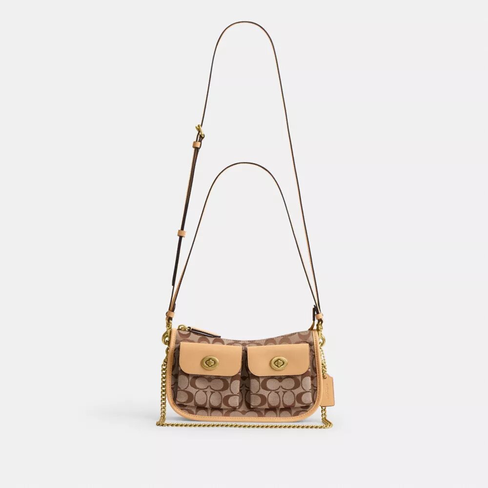 Borsa Waverly con doppio Turnlock in jacquard esclusivo