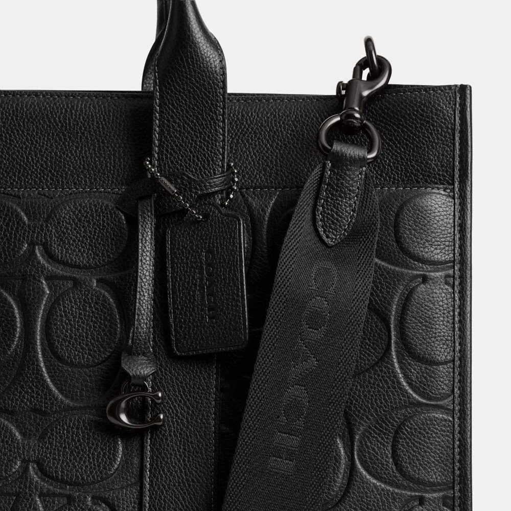 Borsa Wesley in pelle Signature Maxi