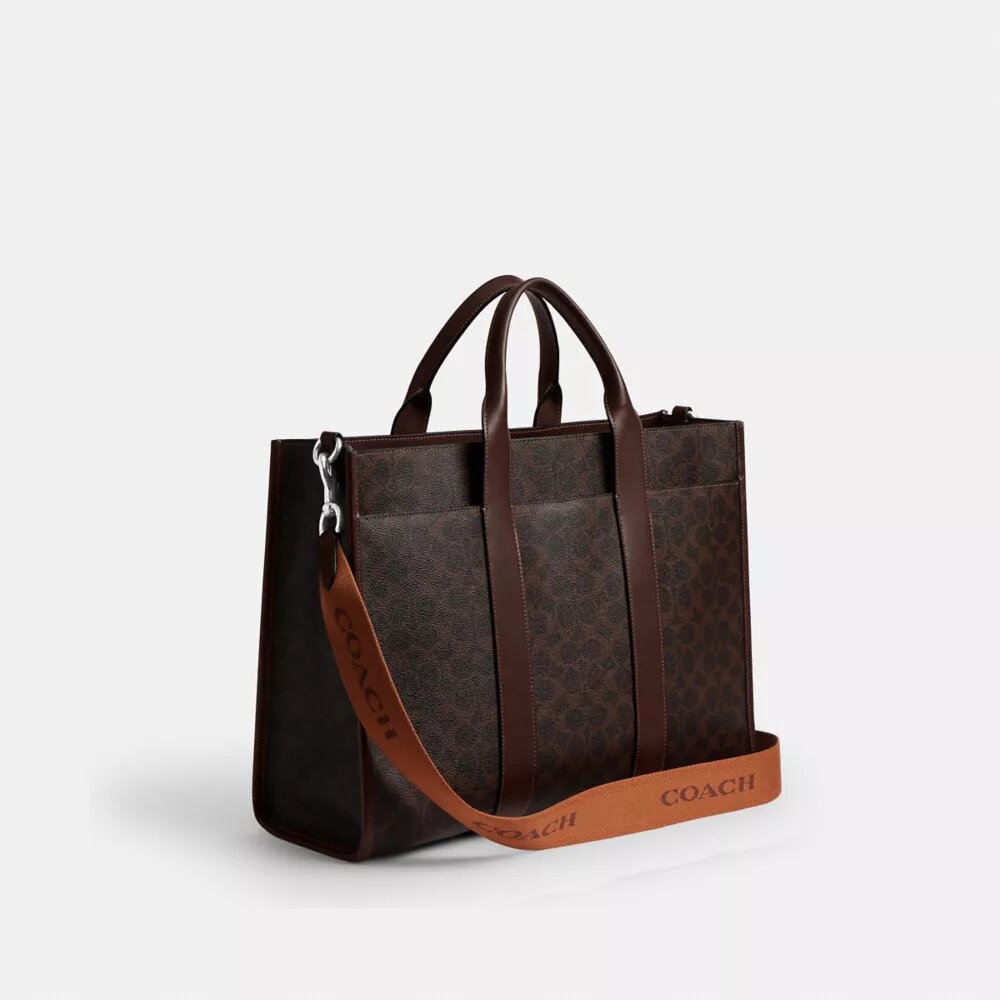 Borsa Wesley in Signature Canvas