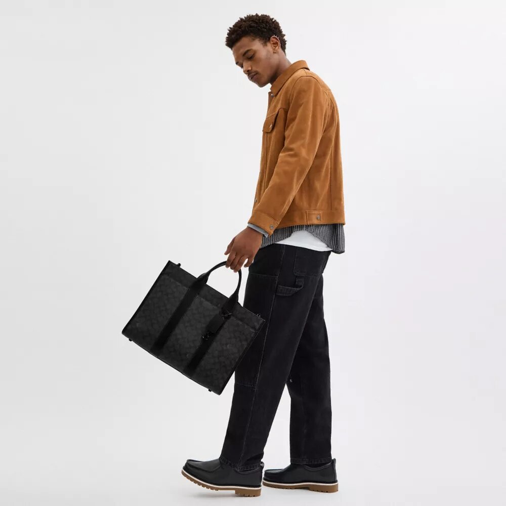 Borsa Wesley in Signature Canvas