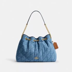 Borse a spalla Evelyn in cotone rigenerativo con trapuntatura
