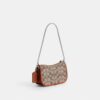 Borse Swinger 20 con catena in jacquard Crystal Signature