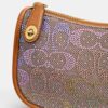Borse Swinger 20 con catena in jacquard Crystal Signature