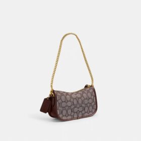 Borse Swinger 20 con catena in jacquard iconico