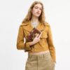 Borsello da polso Ashton con patchwork a strisce