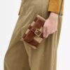 Borsello da polso Ashton con patchwork a strisce