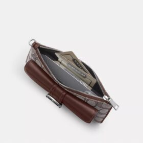 Borsello da polso Ashton in jacquard esclusivo