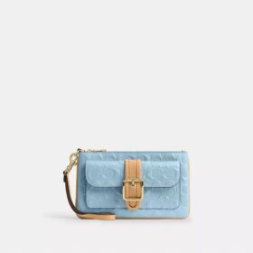 Borsello da polso Ashton in pelle Signature
