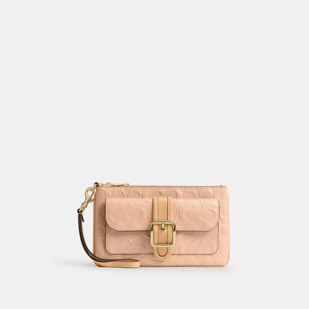 Borsello da polso Ashton in pelle Signature