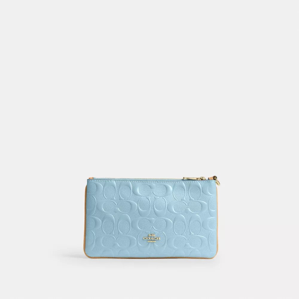 Borsello da polso Ashton in pelle Signature