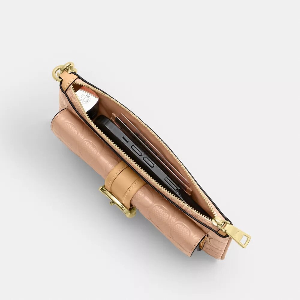 Borsello da polso Ashton in pelle Signature