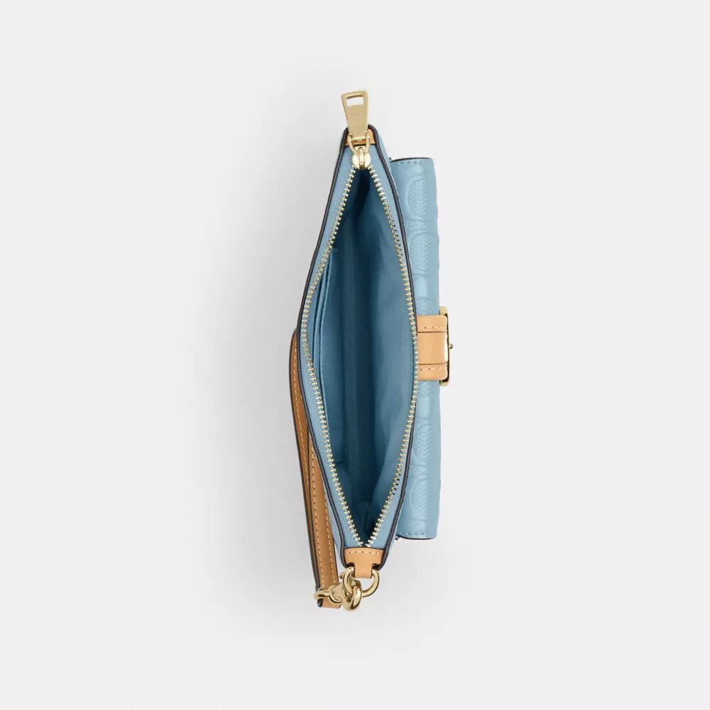Borsello da polso Ashton in pelle Signature