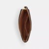 Borsello da polso con cerniera angolare in Signature Canvas a righe