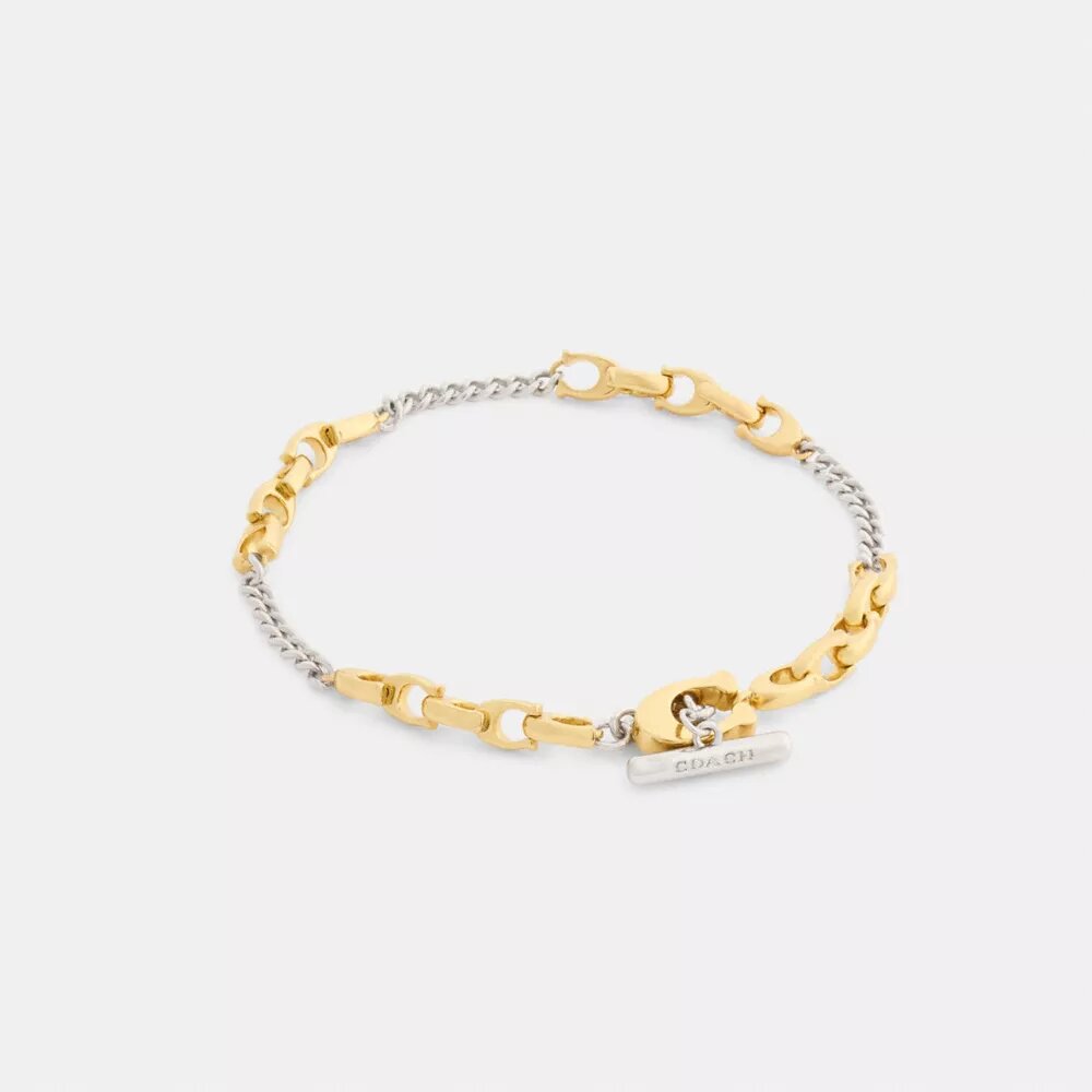 Bracciale a maglie a C