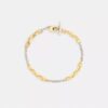 Bracciale a maglie a C