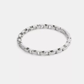 Bracciale rigido con catena a cerniera iconico
