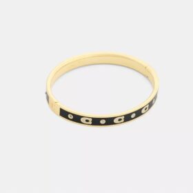 Bracciale rigido con cerniera a C ripetuta
