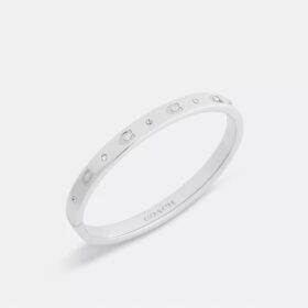 Bracciale rigido con cerniera a C ripetuta