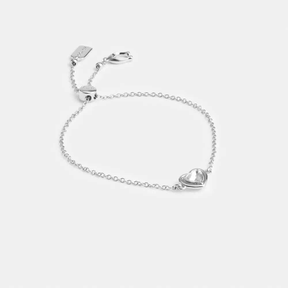 Bracciale scorrevole con cuore “Halo”