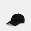 Cappellino da baseball con ciliegie ricamate