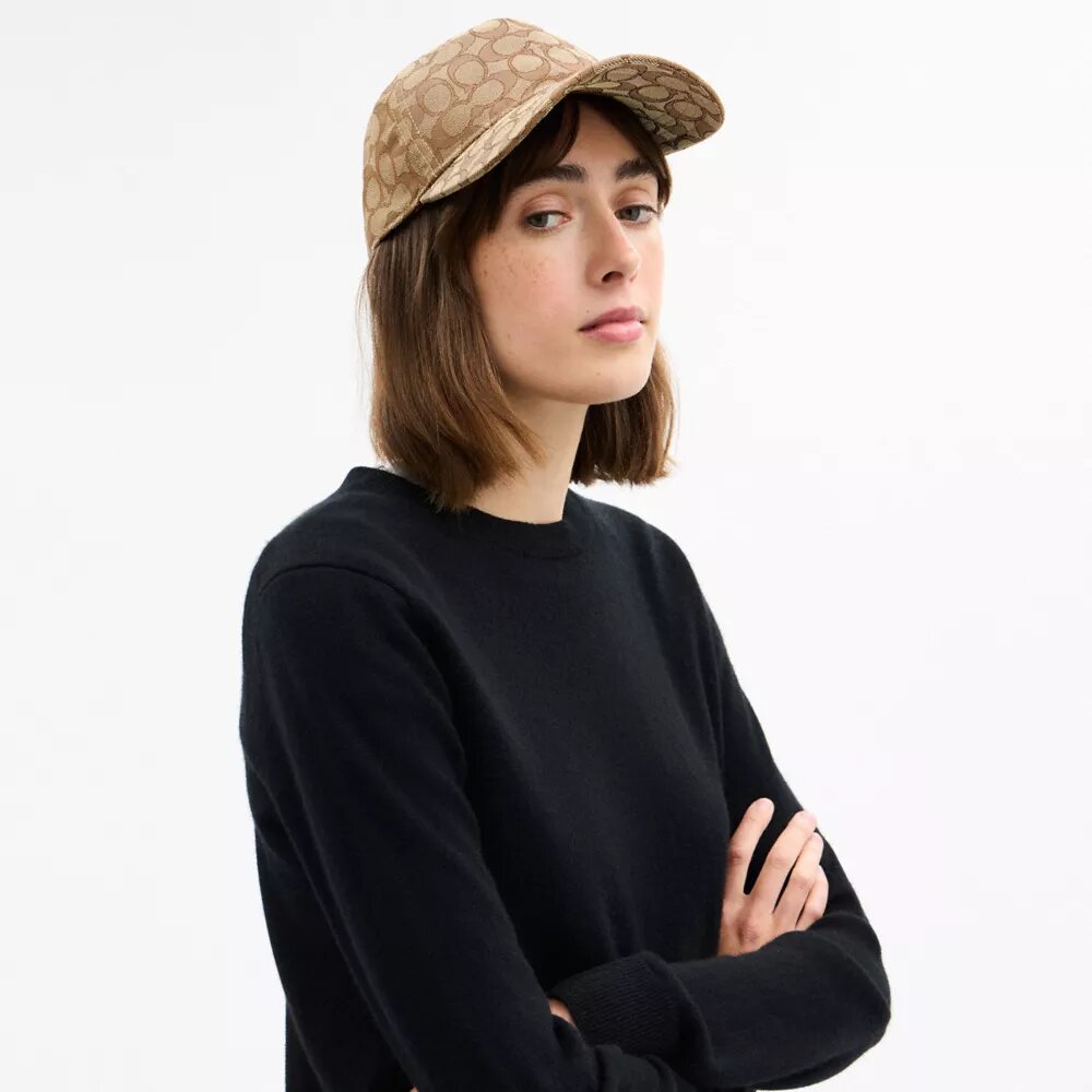 Cappellino da baseball in jacquard con logo