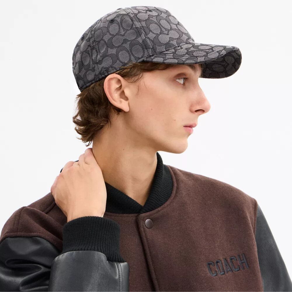 Cappellino da baseball in jacquard con logo