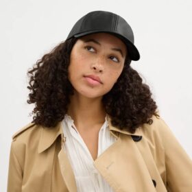 Cappellino da baseball in pelle