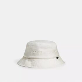 Cappello a secchiello in denim