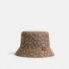 Cappello a secchiello in jacquard esclusivo