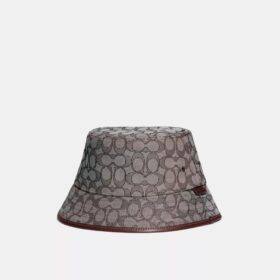 Cappello a secchiello in jacquard esclusivo