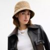Cappello a secchiello in jacquard esclusivo