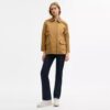 Cappotto svasato con chiusura Turnlock