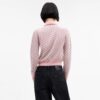 Cardigan con cuoricini rimpiccioliti