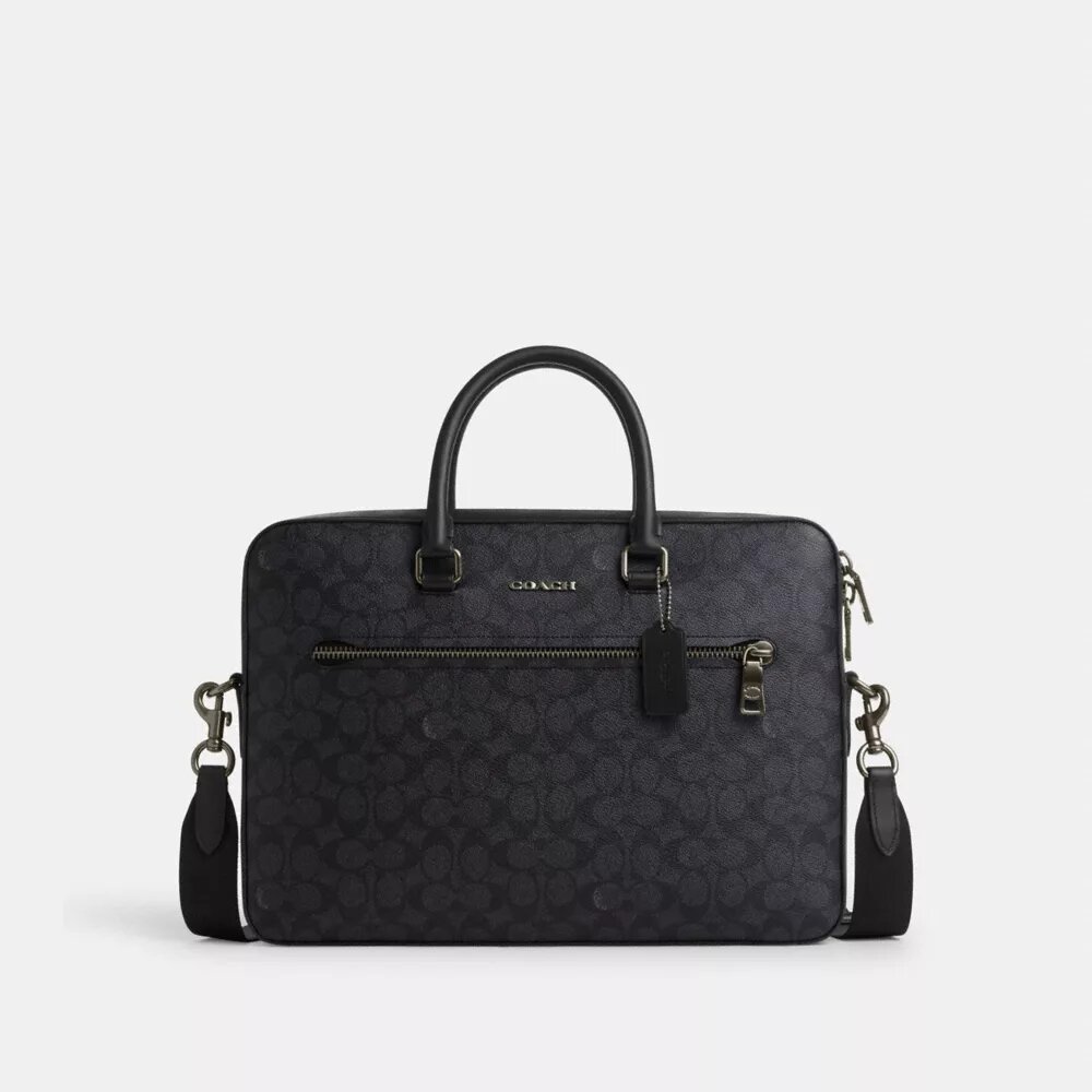 Cartella Ethan Slim in Signature Canvas
