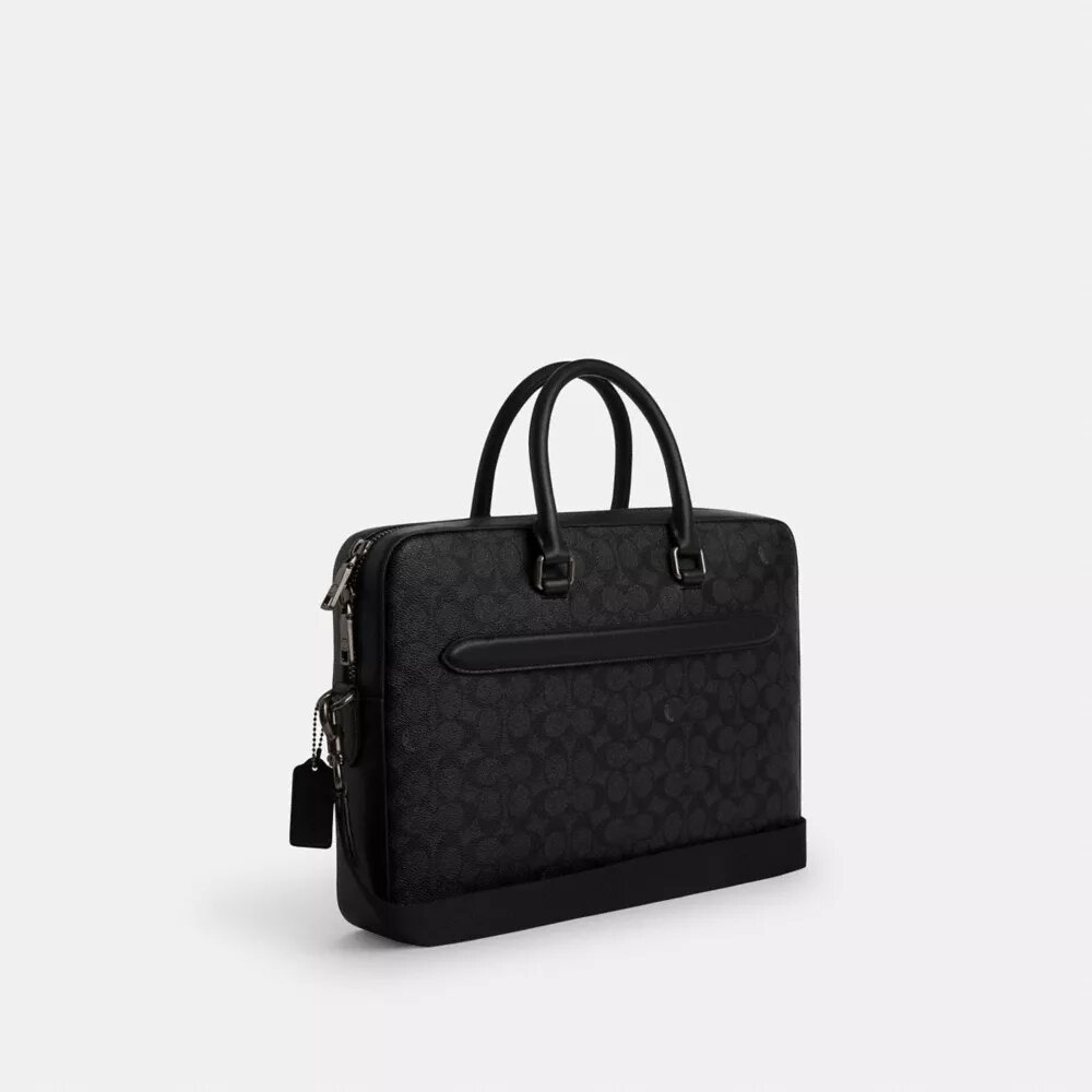 Cartella Ethan Slim in Signature Canvas