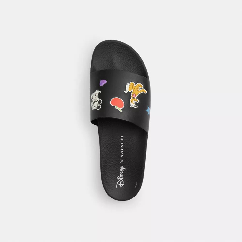 Ciabatta Disney X Coach con stampa adesiva