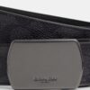 Cintura reversibile con fibbia a placca, da tagliare su misura, 38 mm