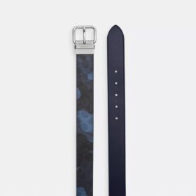 Cintura reversibile con fibbia a rullo, da tagliare su misura, 38 mm