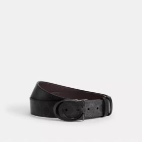 Cintura reversibile da tagliare su misura con fibbia esclusiva, 38 mm