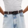 Cintura reversibile da tagliare su misura con fibbia esclusiva, 38 mm