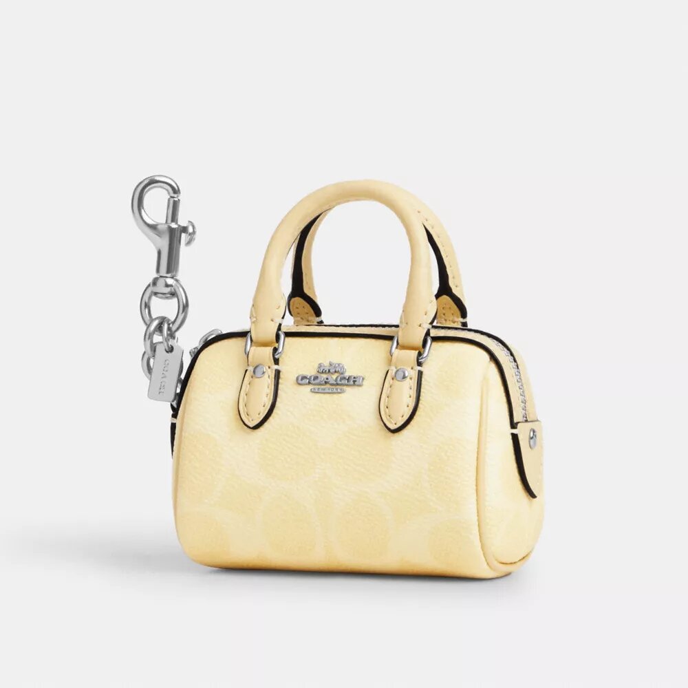 Ciondoli per borse Mini Rowan in Signature Canvas