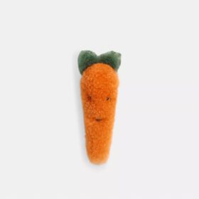 Ciondolo a forma di scarpa "Carroty" in shearling