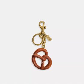 Ciondolo per borsa a forma di pretzel piccolo