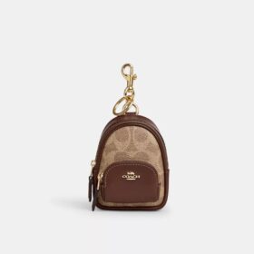 Ciondolo per zaino Mini Court in Signature Canvas