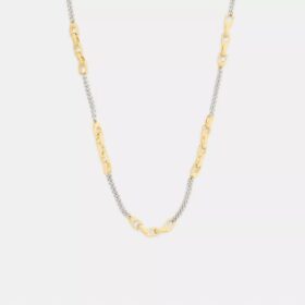 Collana a C intrecciata