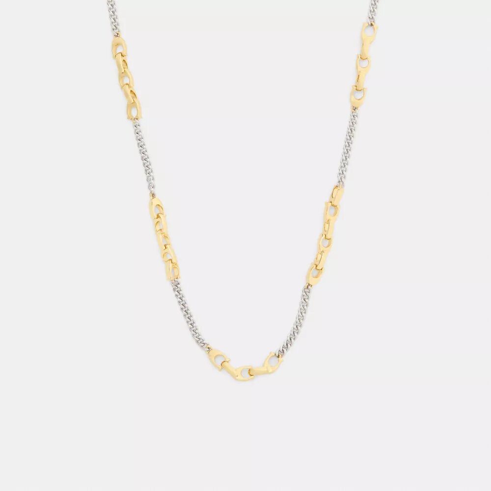 Collana a C intrecciata