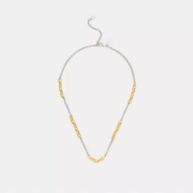Collana a C intrecciata