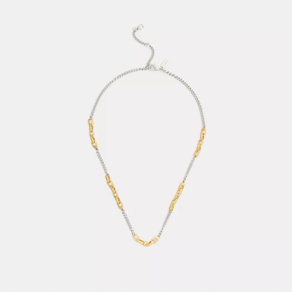 Collana a C intrecciata