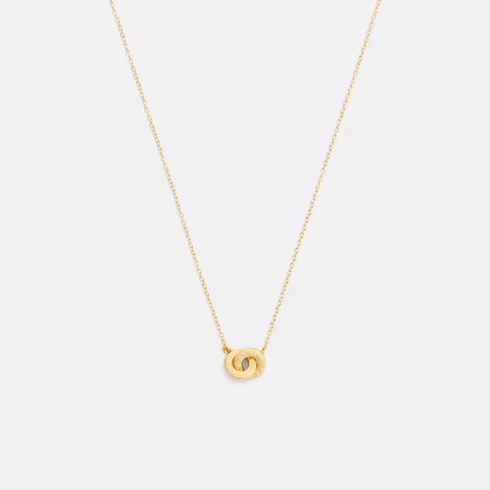 Collana con ciondolo a cerchi intrecciati
